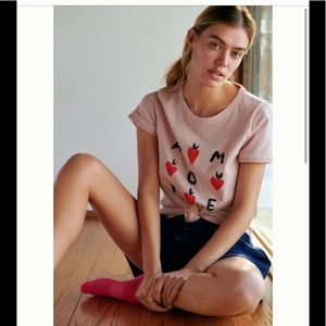 Anthropologie Chiara Perano Amore Graphic Tee XL